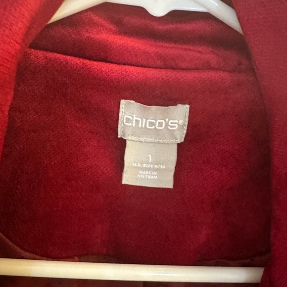 Chico’s Red Jacket - Picture 4 of 6